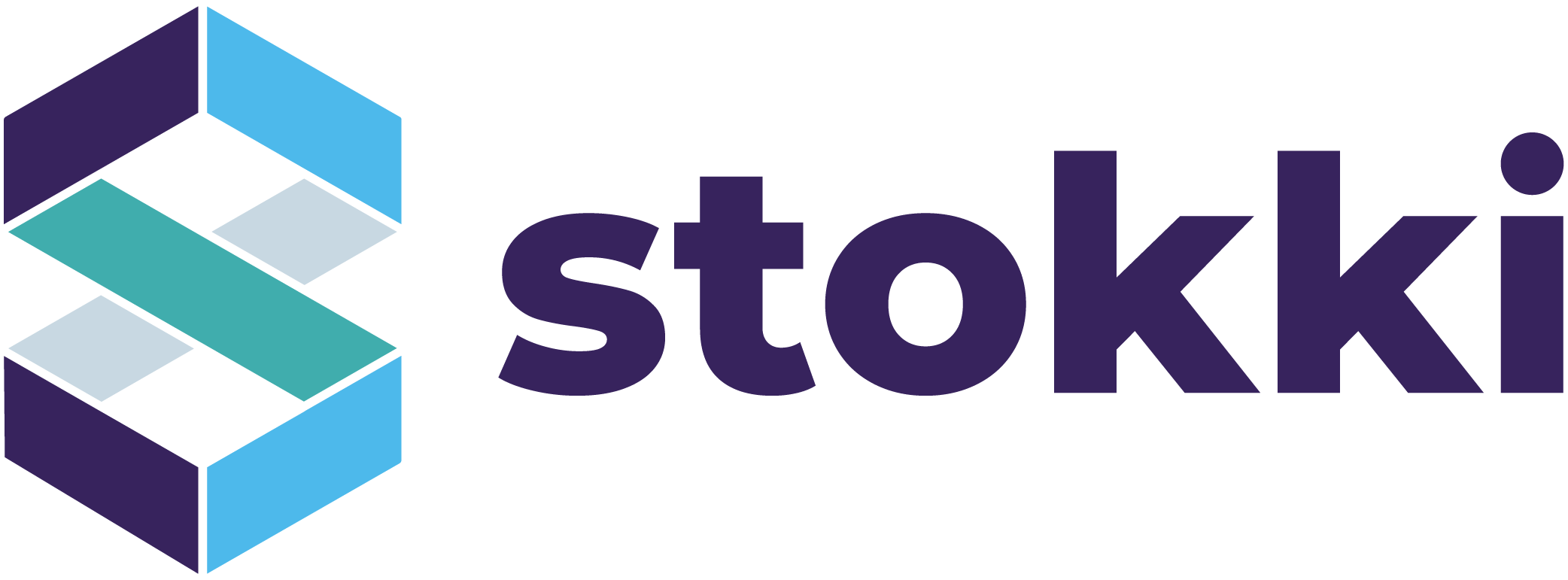 Logo colorido da Stokki